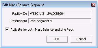 Edit Mass Balance Segment